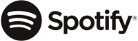 Logo Spotify (schwarz)